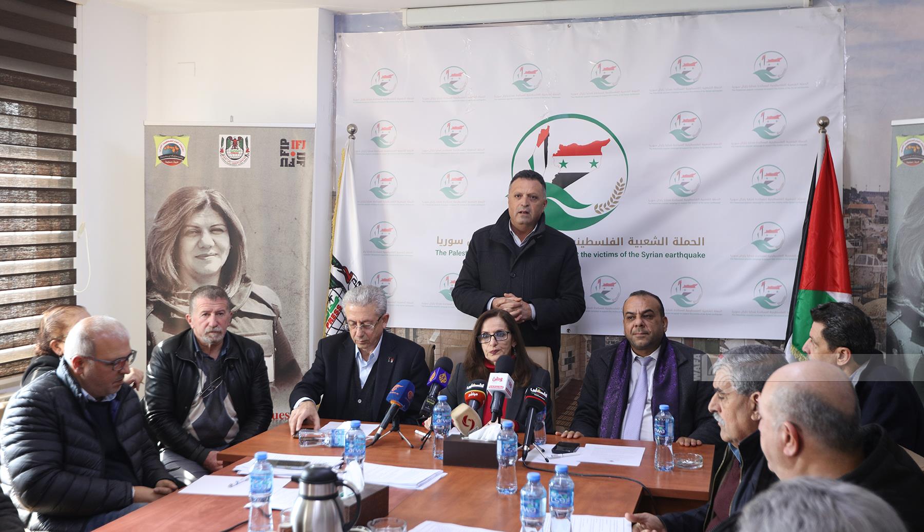 جانب من المؤتمر (تصوير: حذيفة سرور/وفا)